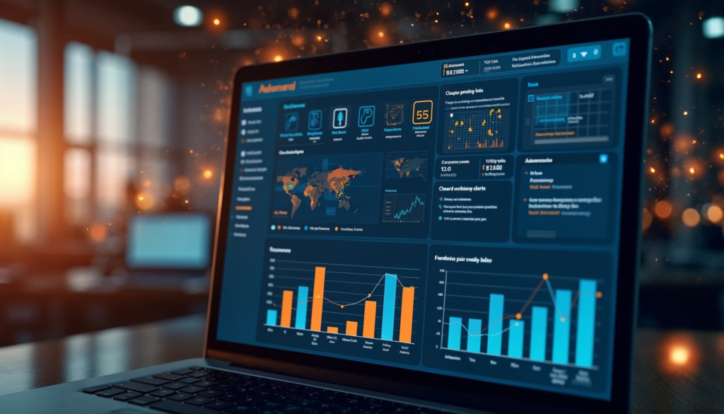 High-risk payment gateway dashboard with fraud prevention analytics.
