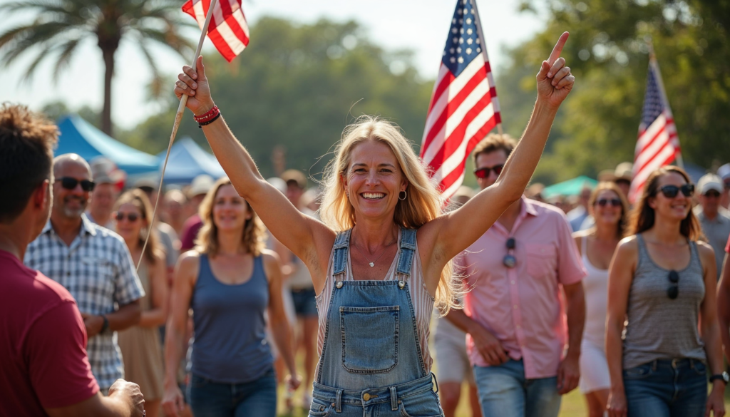 Floridians celebrating constitutional carry rights.