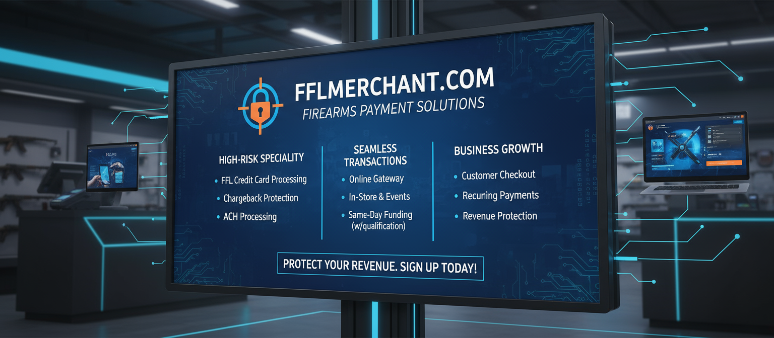 FFLMerchant.com sign of smart gun payment solutions for 2026