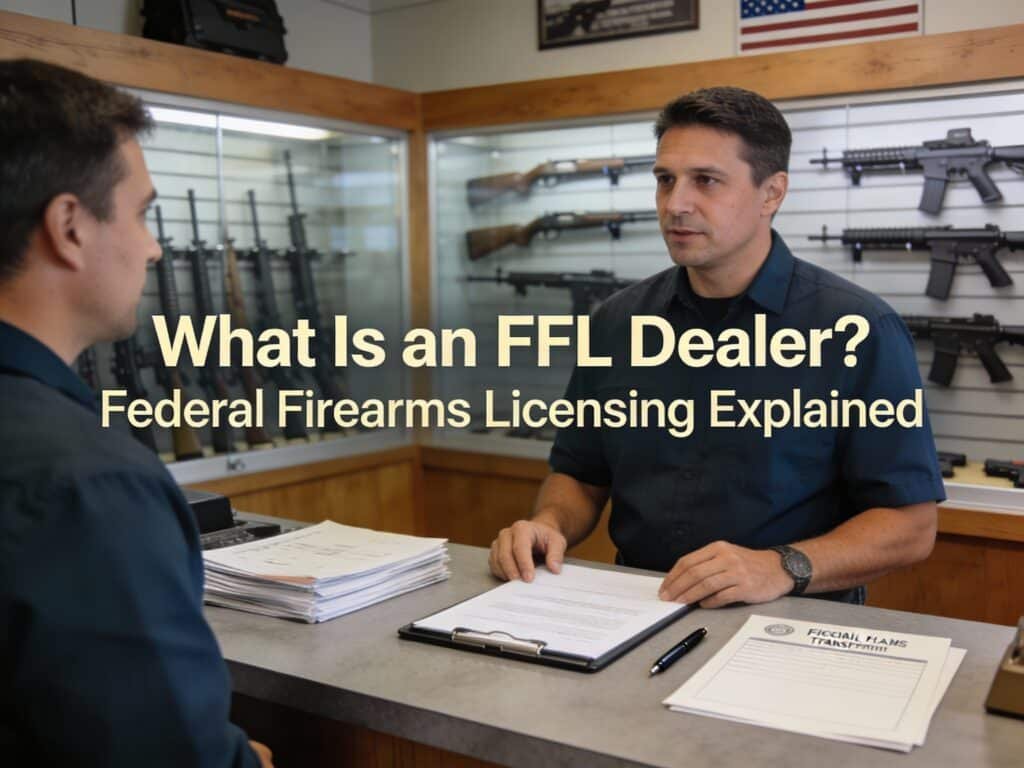 what is an FFL dealer explaining firearm transfer process to a customer